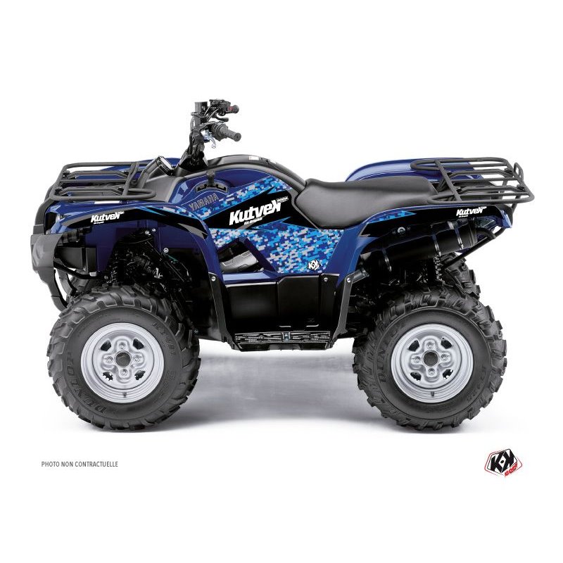 Kit Déco Quad Predator Yamaha 125 Grizzly Bleu (2005-2013)