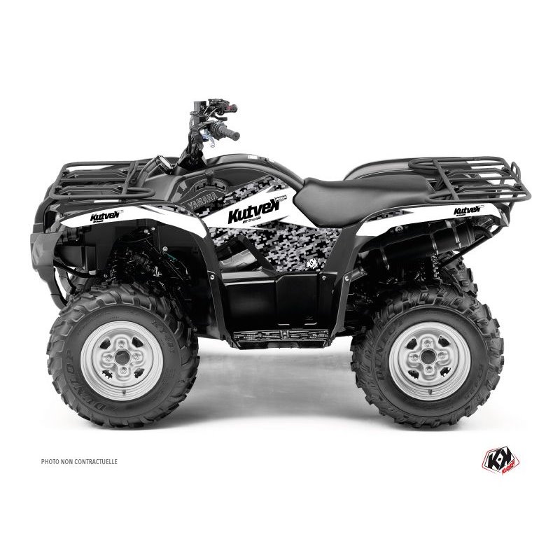 Kit Déco Quad Predator Yamaha 125 Grizzly Blanc (2005-2013)