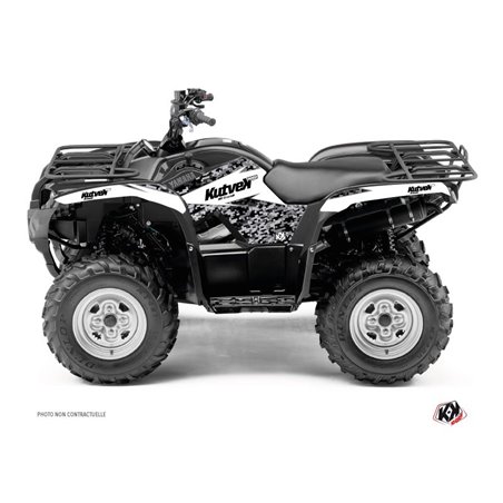 Kit Déco Quad Predator Yamaha 125 Grizzly Blanc (2005-2013)