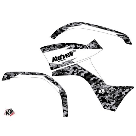 Kit Déco Quad Predator Yamaha 125 Grizzly Blanc (2005-2013)