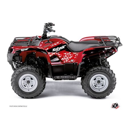 Kit Déco Quad Predator Yamaha 125 Grizzly Rouge (2005-2013)