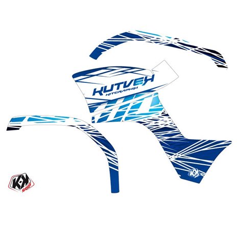 Kit Déco Quad Eraser Yamaha 125 Grizzly Bleu (2005-2013)