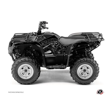 Kit Déco Quad Zombies Dark Yamaha 125 Grizzly Noir (2005-2013)