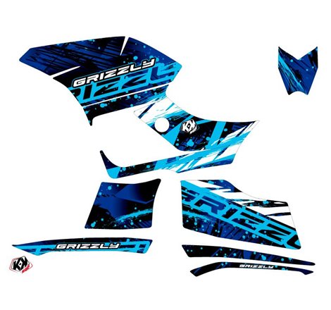 Kit Déco Quad Wild Yamaha 300 Grizzly Bleu (2011-2014)