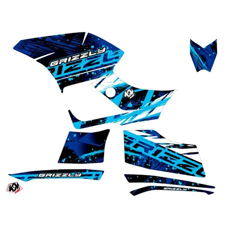 Kit Déco Quad Wild Yamaha 300 Grizzly Bleu (2011-2014)