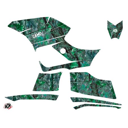 Kit Déco Quad Camo Yamaha 300 Grizzly Vert (2011-2014)
