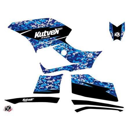 Kit Déco Quad Predator Yamaha 300 Grizzly Bleu (2011-2014)