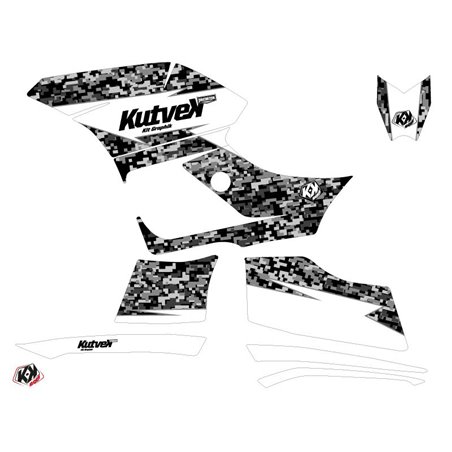 Kit Déco Quad Predator Yamaha 300 Grizzly Blanc (2011-2014)