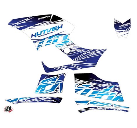 Kit Déco Quad Eraser Yamaha 300 Grizzly Bleu (2011-2014)