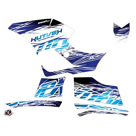 Kit Déco Quad Eraser Yamaha 300 Grizzly Bleu (2011-2014)