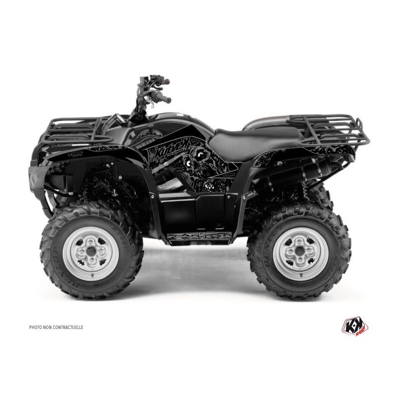 Kit Déco Quad Zombies Dark Yamaha 300 Grizzly Noir (2011-2014)