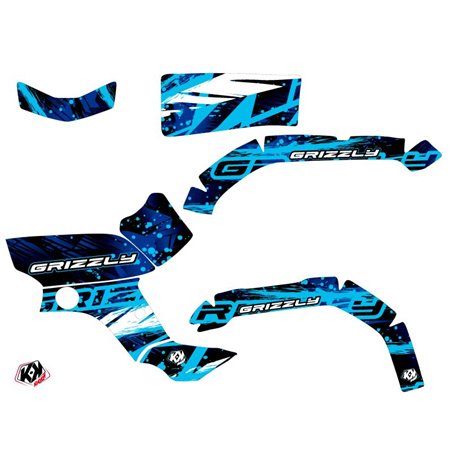 Kit Déco Quad Wild Yamaha 350 Grizzly Bleu (2006-2018)