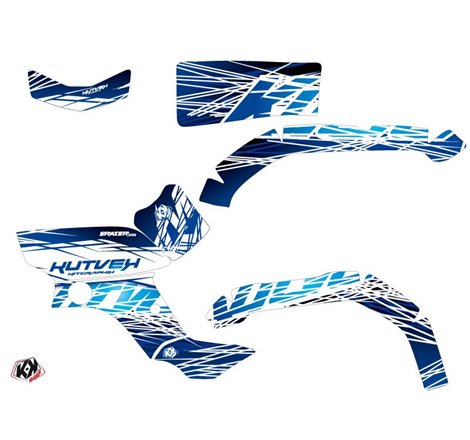 Kit Déco Quad Eraser Yamaha 350 Grizzly Bleu (2006-2018)