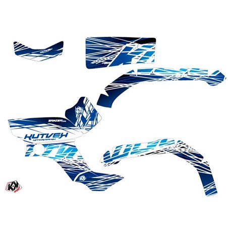 Kit Déco Quad Eraser Yamaha 350 Grizzly Bleu (2006-2018)