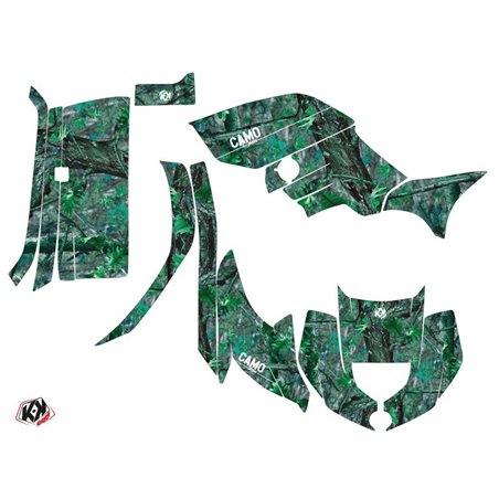 Kit Déco Quad Camo Yamaha 450 Grizzly Vert (2008-2018)