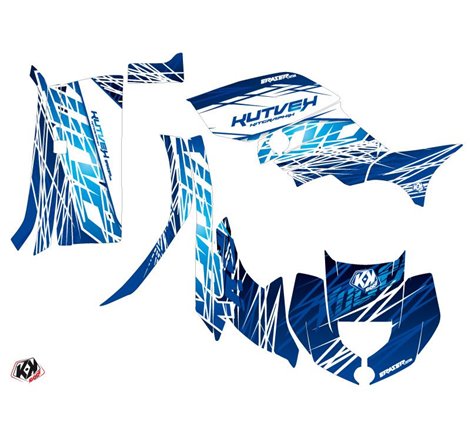 Kit Déco Quad Eraser Yamaha 450 Grizzly Bleu (2008-2018)