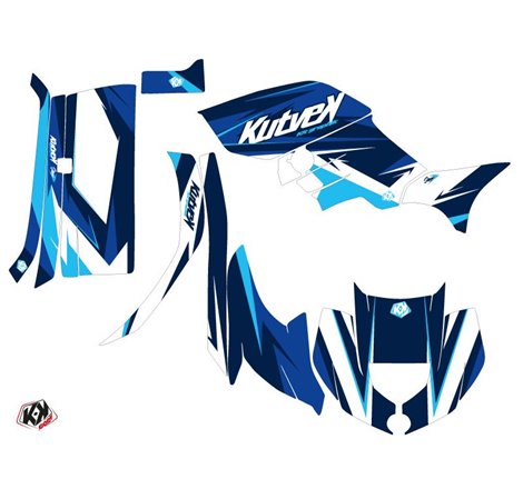 Kit Déco Quad Stage Yamaha 450 Grizzly Bleu (2008-2018)