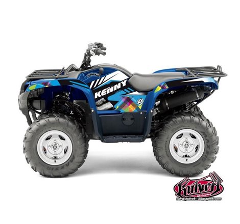Kit Déco Quad Kenny Yamaha 550-700 Grizzly Bleu (2008-2015)