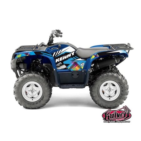 Kit Déco Quad Kenny Yamaha 550-700 Grizzly Bleu (2008-2015)