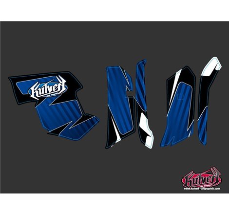 Kit Déco Quad Factory Yamaha 550-700 Grizzly Bleu (2008-2015)