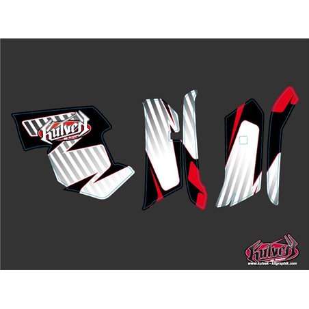 Kit Déco Quad Factory Yamaha 550-700 Grizzly Rouge (2008-2015)