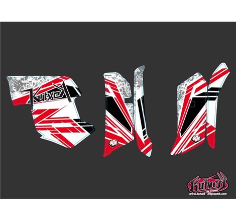 Kit Déco Quad Spirit Yamaha 550-700 Grizzly Rouge (2008-2015)