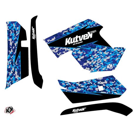 Kit Déco Quad Predator Yamaha 550-700 Grizzly Bleu (2008-2015)