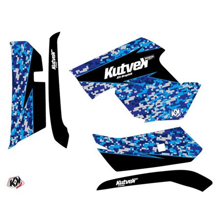 Kit Déco Quad Predator Yamaha 550-700 Grizzly Bleu (2008-2015)