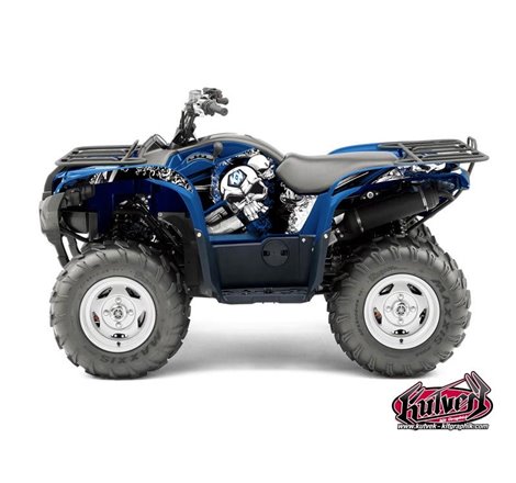 Kit Déco Quad Trash Yamaha 550-700 Grizzly Noir Bleu (2008-2015)