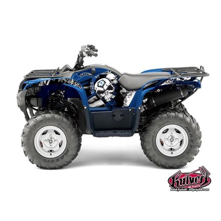 Kit Déco Quad Trash Yamaha 550-700 Grizzly Noir Bleu (2008-2015)