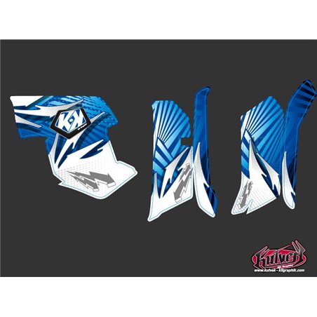 Kit Déco Quad Graff Yamaha 550-700 Grizzly Bleu (2008-2015)