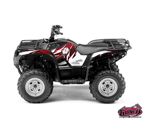 Kit Déco Quad Graff Yamaha 550-700 Grizzly Rouge (2008-2015)