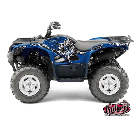 Kit Déco Quad Demon Yamaha 550-700 Grizzly Bleu (2008-2015)