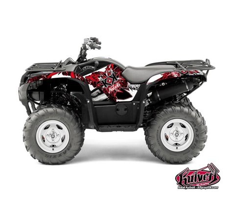Kit Déco Quad Demon Yamaha 550-700 Grizzly Rouge (2008-2015)