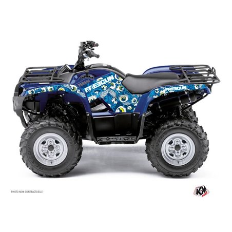Kit Déco Quad Freegun Eyed Yamaha 550-700 Grizzly Bleu (2008-2015)