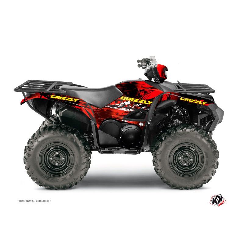 Kit Déco Quad Wild Yamaha 700-708 Grizzly Rouge (2016-2021)