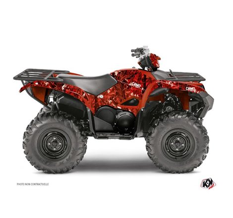 Kit Déco Quad Camo Yamaha 700-708 Grizzly Rouge (2016-2021)