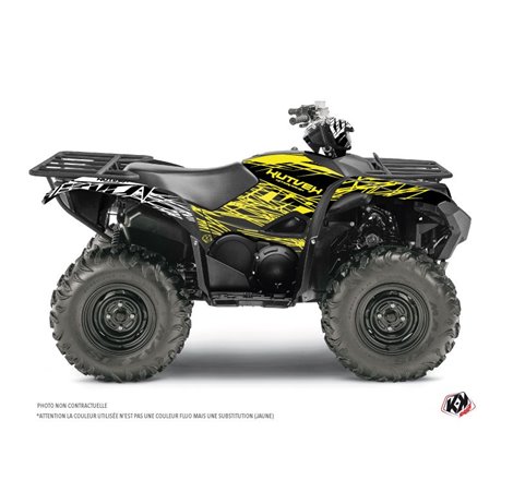 Kit Déco Quad Eraser Fluo Yamaha 700-708 Grizzly Jaune (2016-2021)