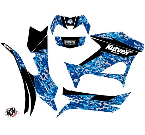 Kit Déco Quad Predator Yamaha 700-708 Grizzly Bleu (2016-2021)