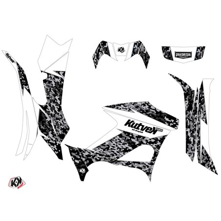 Kit Déco Quad Predator Yamaha 700-708 Grizzly Blanc (2016-2021)