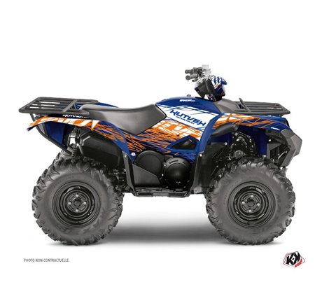 Kit Déco Quad Eraser Yamaha 700-708 Grizzly Bleu Orange (2016-2021)