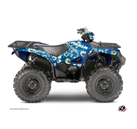 Kit Déco Quad Freegun Eyed Yamaha 700-708 Grizzly Bleu (2016-2021)