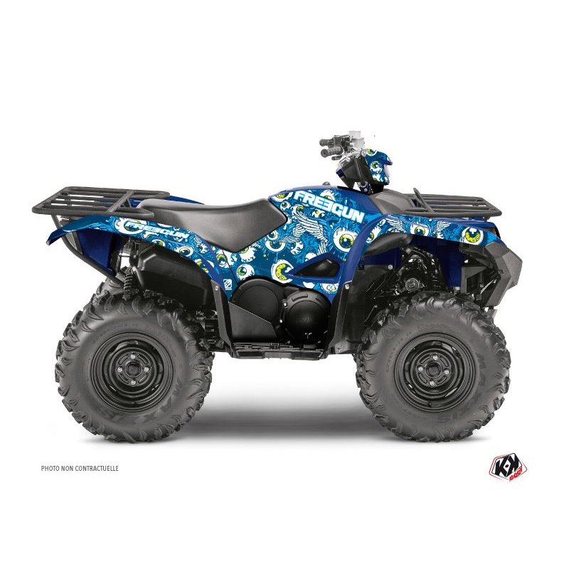 Kit Déco Quad Freegun Eyed Yamaha 700-708 Grizzly Bleu (2016-2021)