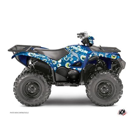Kit Déco Quad Freegun Eyed Yamaha 700-708 Grizzly Bleu (2016-2021)