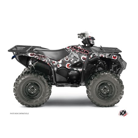 Kit Déco Quad Freegun Eyed Yamaha 700-708 Grizzly Rouge (2016-2021)