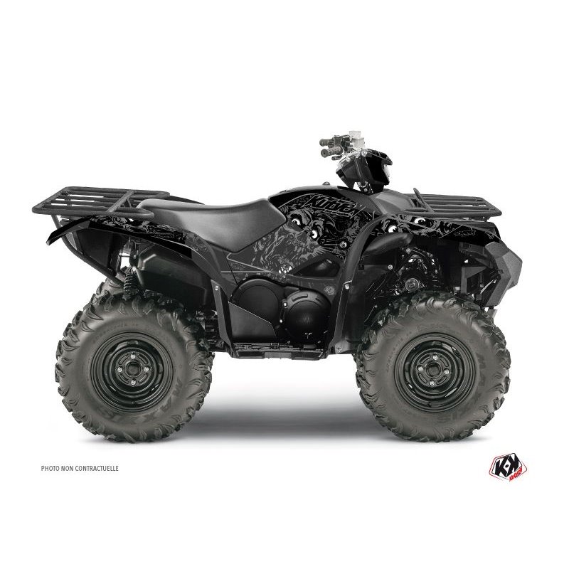 Kit Déco Quad Zombies Dark Yamaha 700-708 Grizzly Noir (2016-2021)