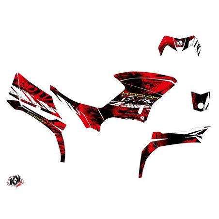 Kit Déco Quad Wild Yamaha 450 Kodiak Rouge (2018-2023)