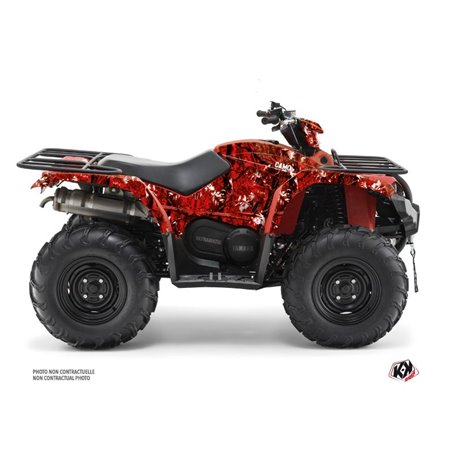 Kit Déco Quad Camo Yamaha 450 Kodiak Rouge (2018-2023)