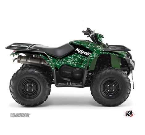Kit Déco Quad Predator Yamaha 450 Kodiak Noir Vert (2018-2023)