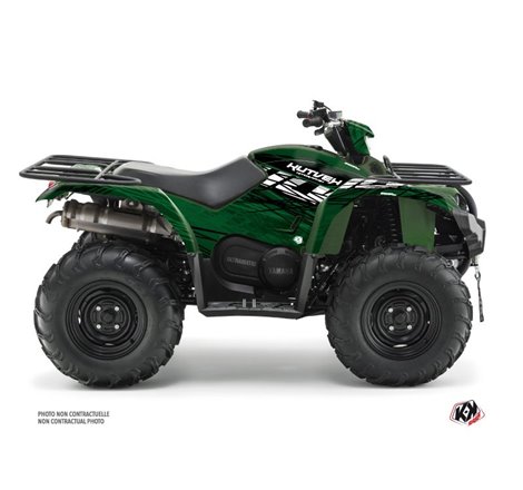 Kit Déco Quad Eraser Yamaha 450 Kodiak Noir Vert (2018-2023)